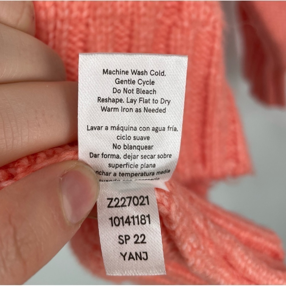 Venus Coral Thick Fuzzy Sweater - Picture 10 of 10